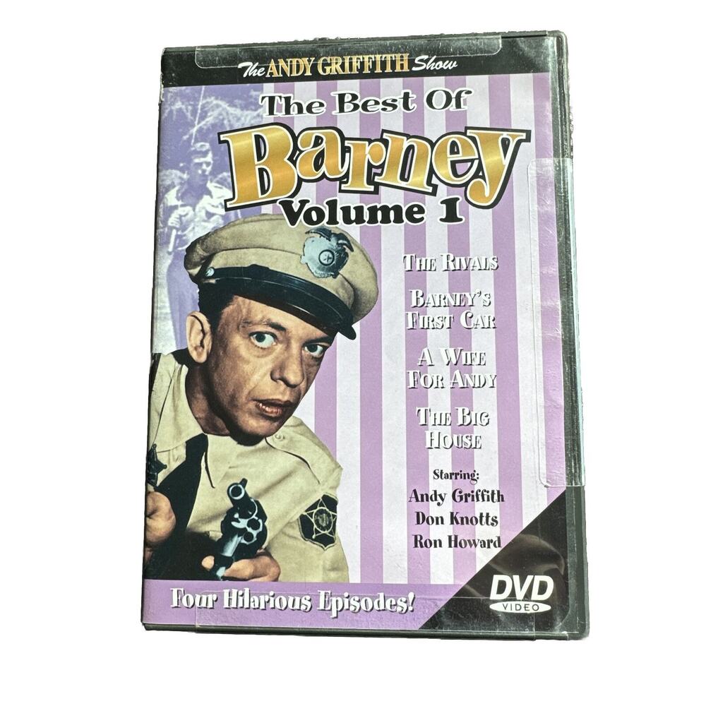 The Best of Barney Volume 1 NEW DVD Andy Griffith Show Don Knotts Ron Howard